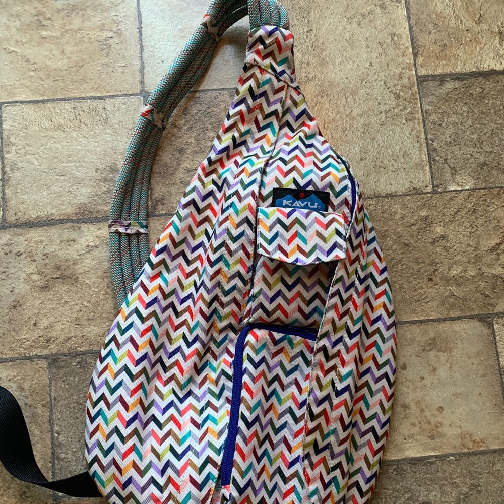 Kavu Rope Sling bag in Taffy